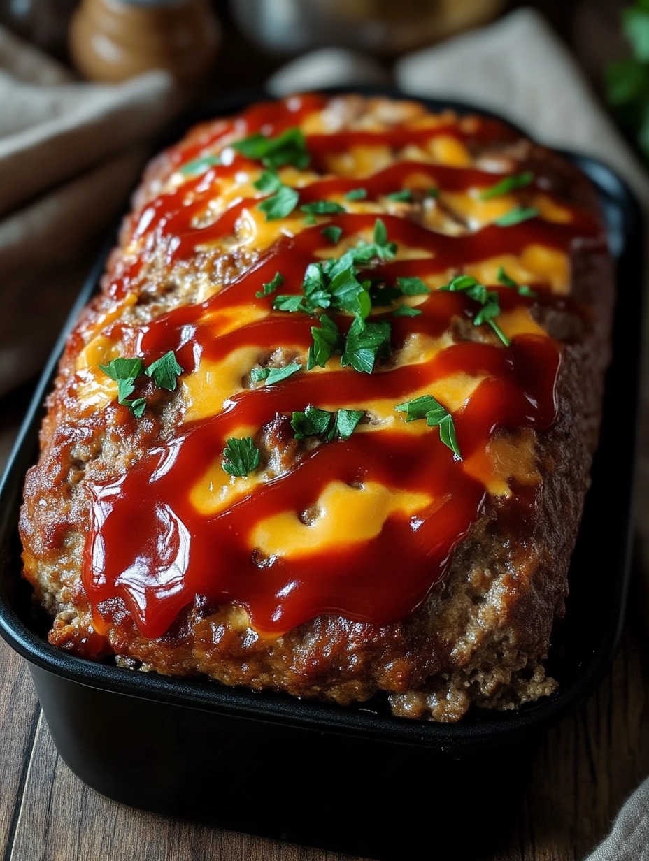 Classic Cheddar-Glazed Meatloaf Recipe: A Comfort Food Delight