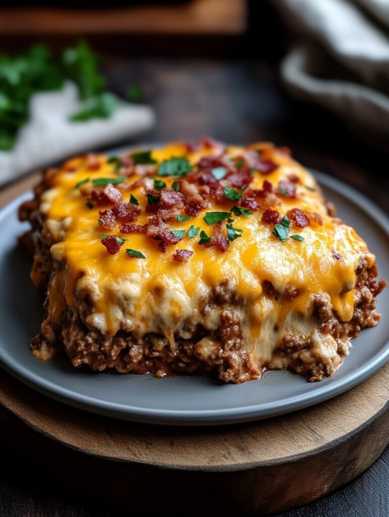 Cheesy Bacon Burger Casserole: The Ultimate Comfort Dish