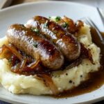 Bangers and Mash with Onion Gravy: A Comfort Food Classic