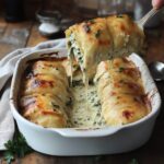 Spinach and Ricotta Lasagna Roll-Ups: A Creamy, Cheesy Italian Delight