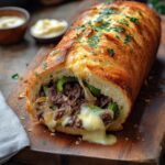 Philly Cheesesteak Stuffed French Bread: A Cheesy, Savory Delight Philly Cheesesteak Stuffed French Bread: A Cheesy, Savory Delight