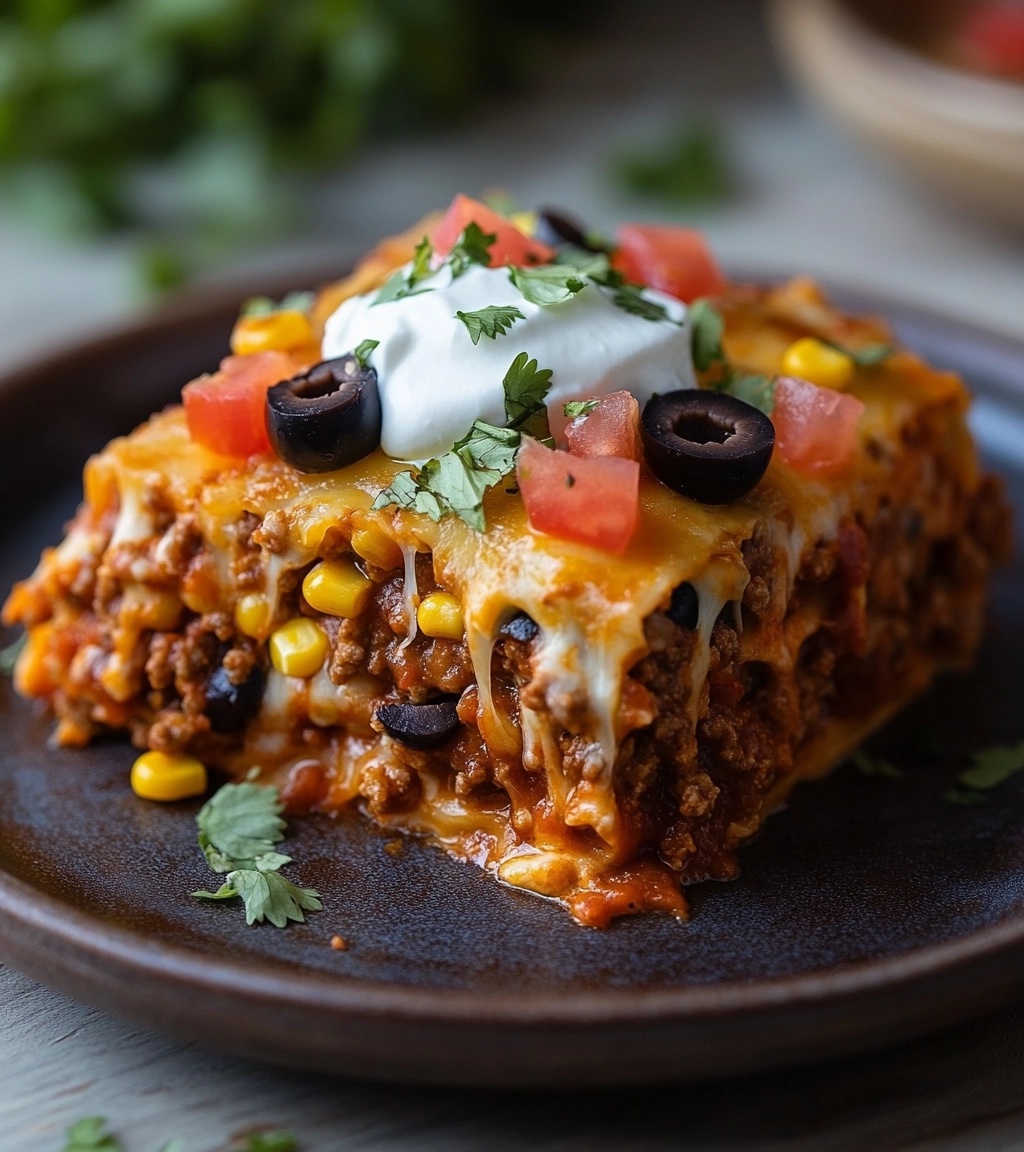 Cheesy Taco Casserole: A Flavor-Packed, Crowd-Pleasing Dinner
