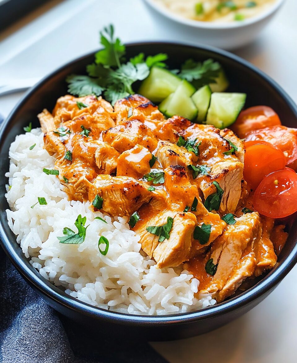 Coconut Chicken Rice Bowl with Veggies: A Nutritious, Flavorful Meal for Any Day!
