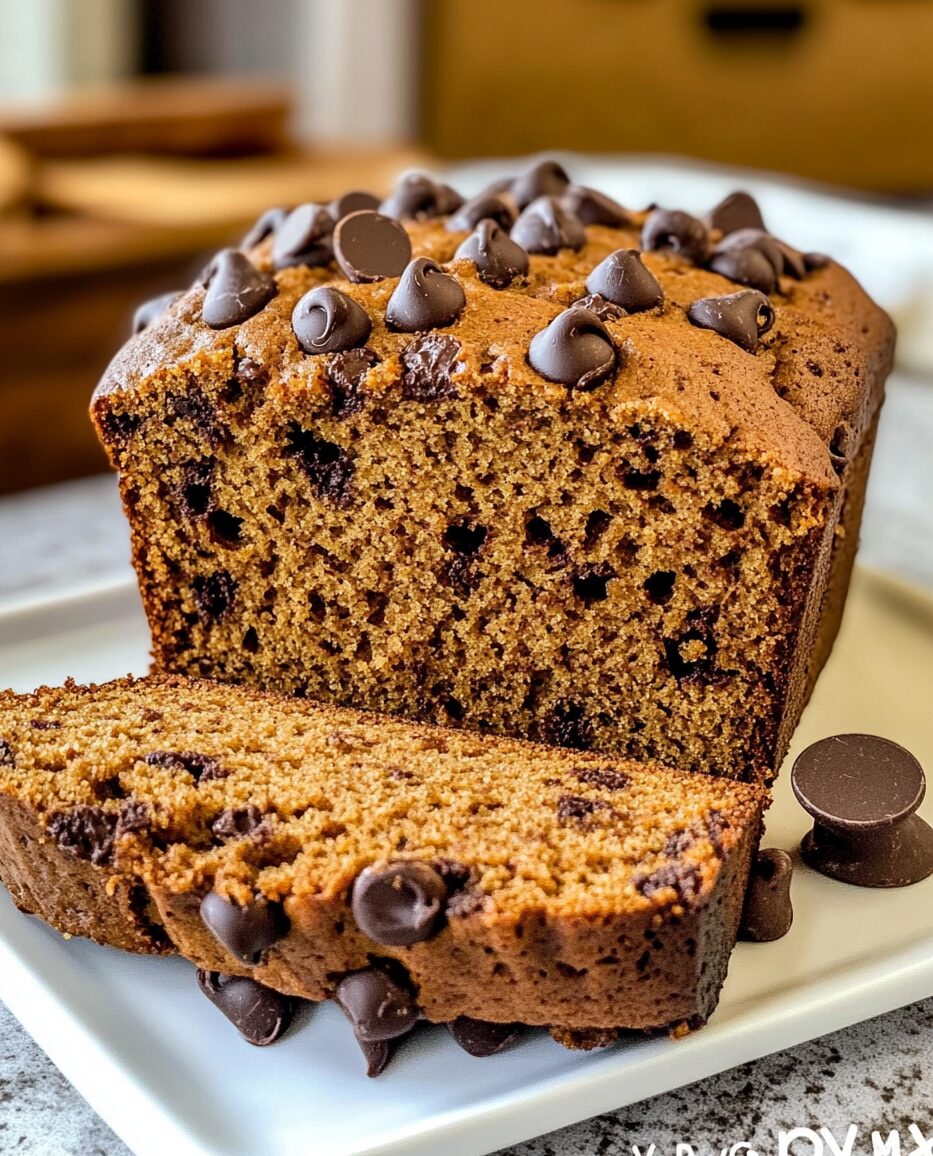 Irresistible Chocolate Chip Pumpkin Bread