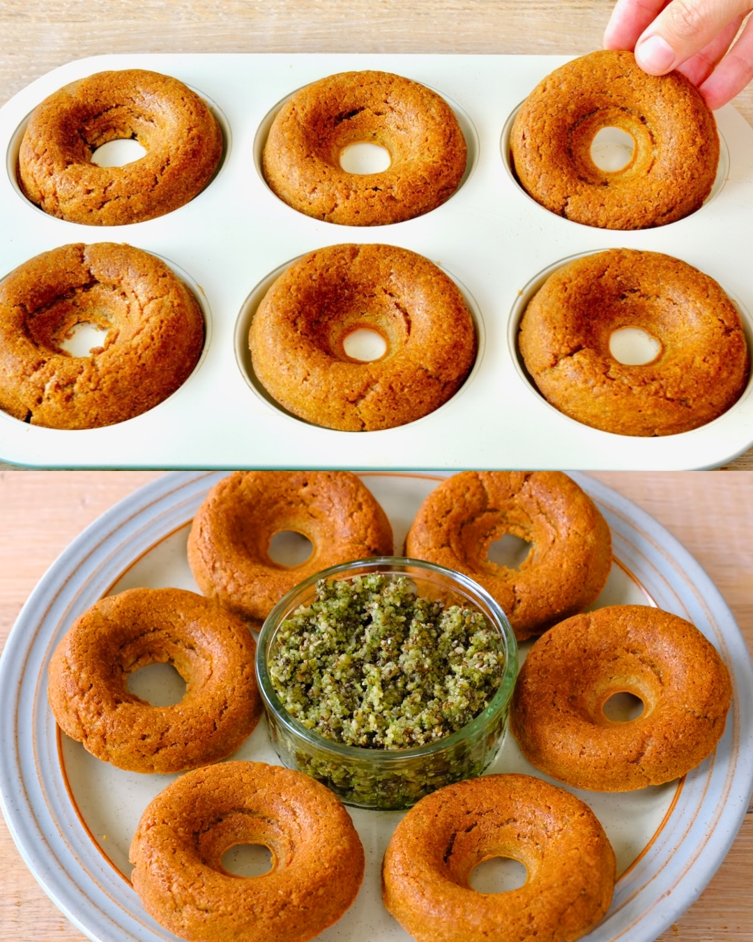 High-Protein Oat Bagels with Seed Spread