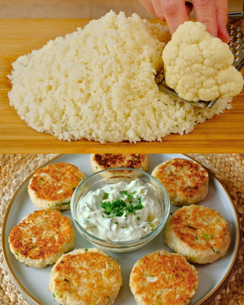 Quick and Easy Vegan Cauliflower Fritters