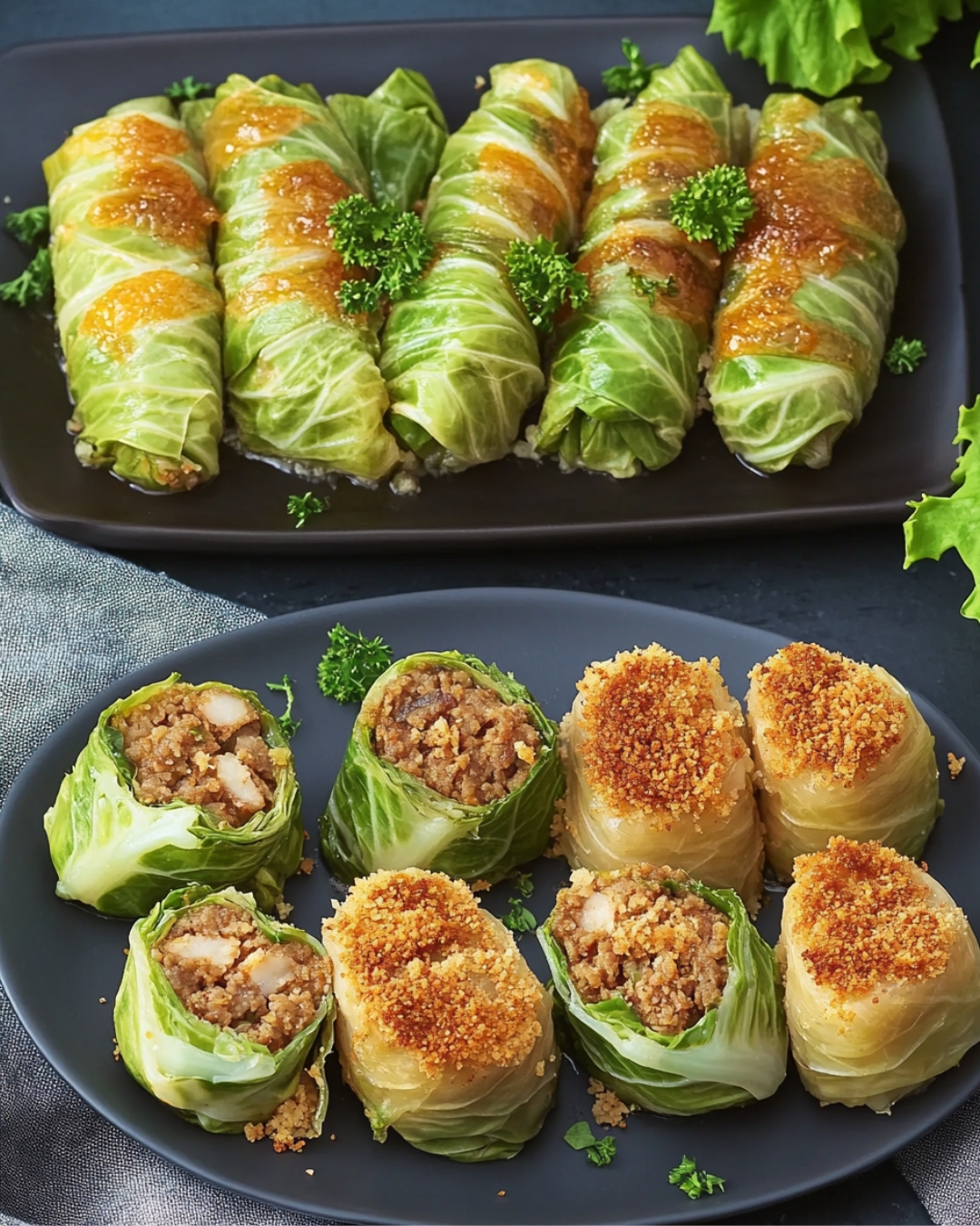 Golden Crispy Cabbage Rolls