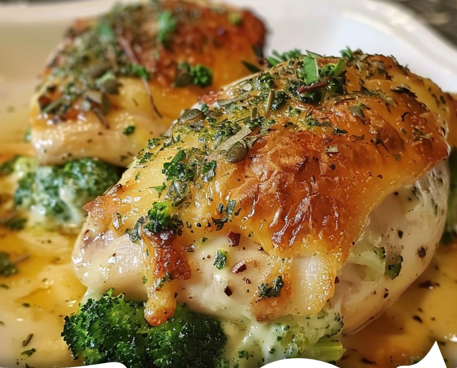 Cheesy Broccoli Stuffed Chicken Breast