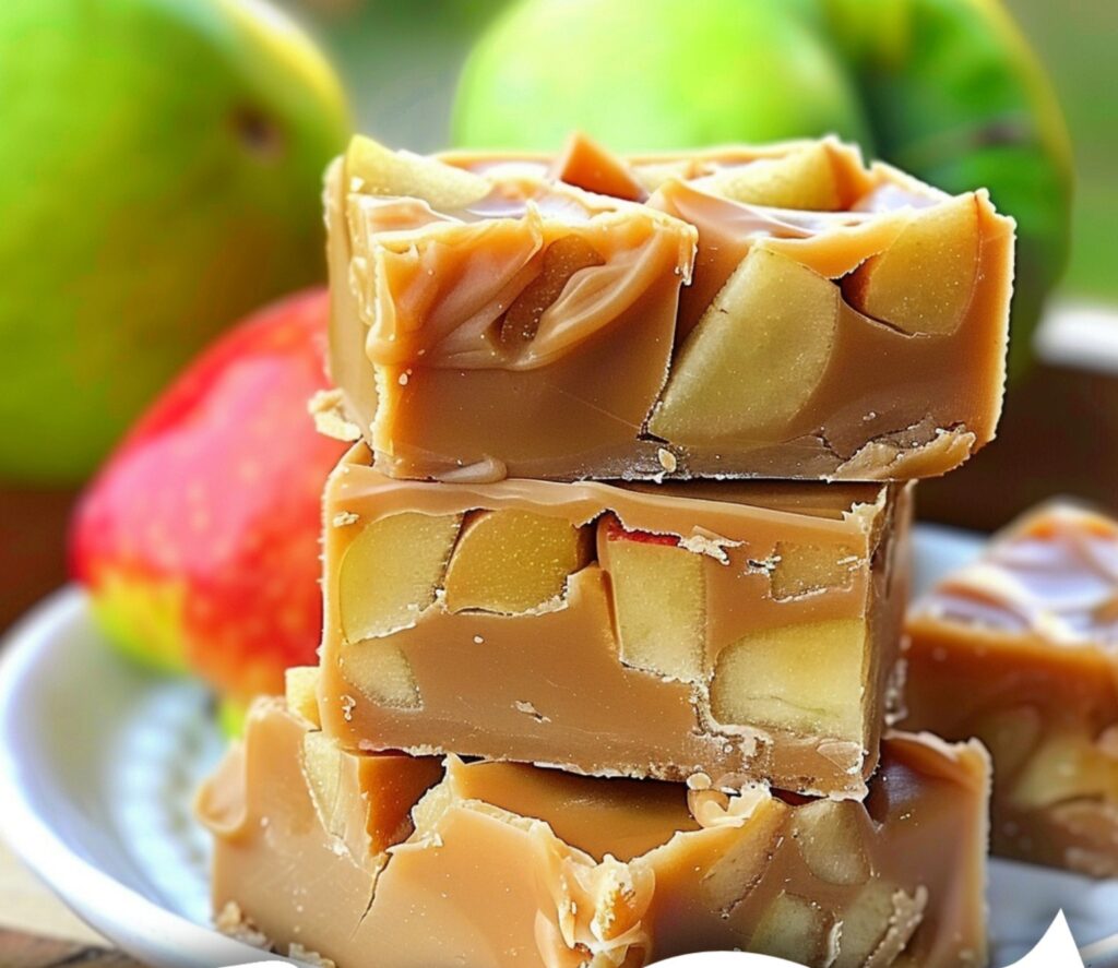 Apple Cinnamon Caramel Fudge