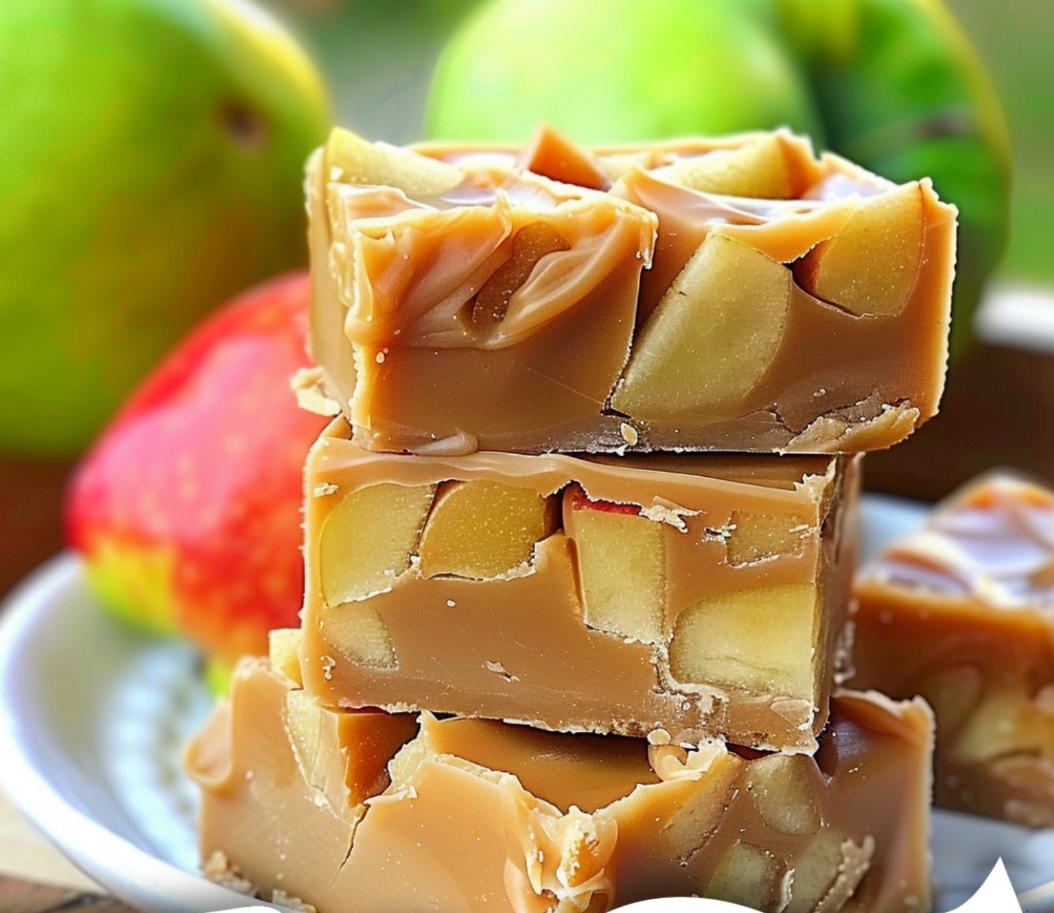 Apple Cinnamon Caramel Fudge