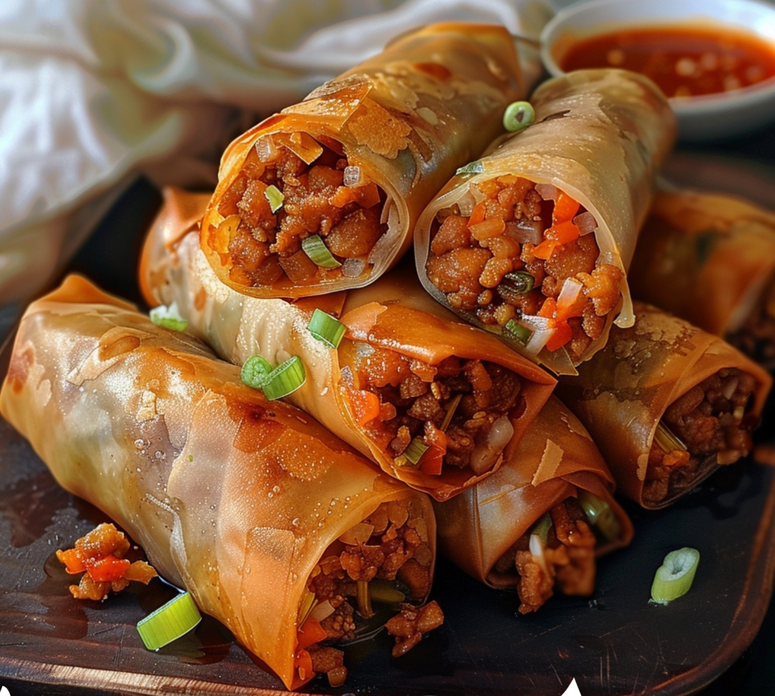 Crispy Pork Lumpia (Filipino Spring Rolls)