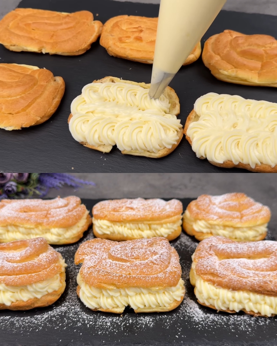 Creamy Puff Pastry Dessert