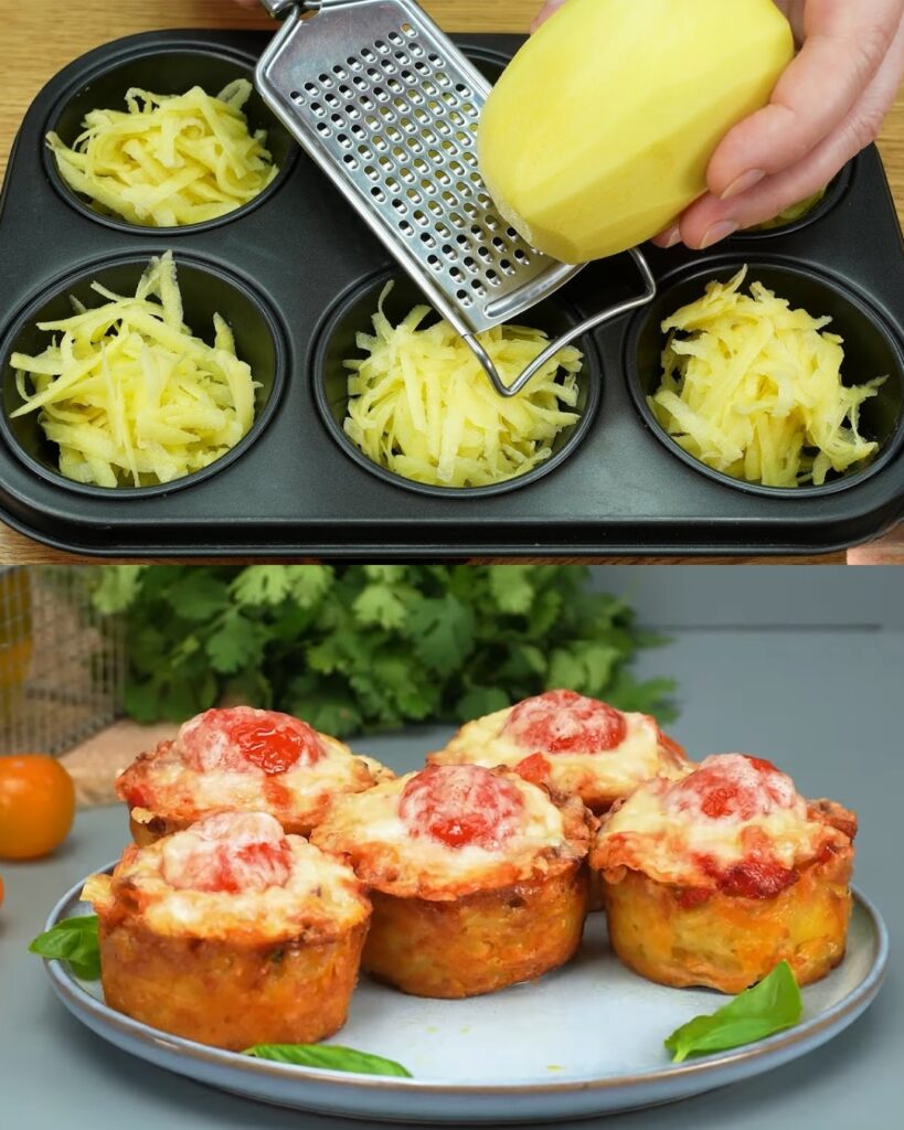 Savory Vegetable and Ham Muffins