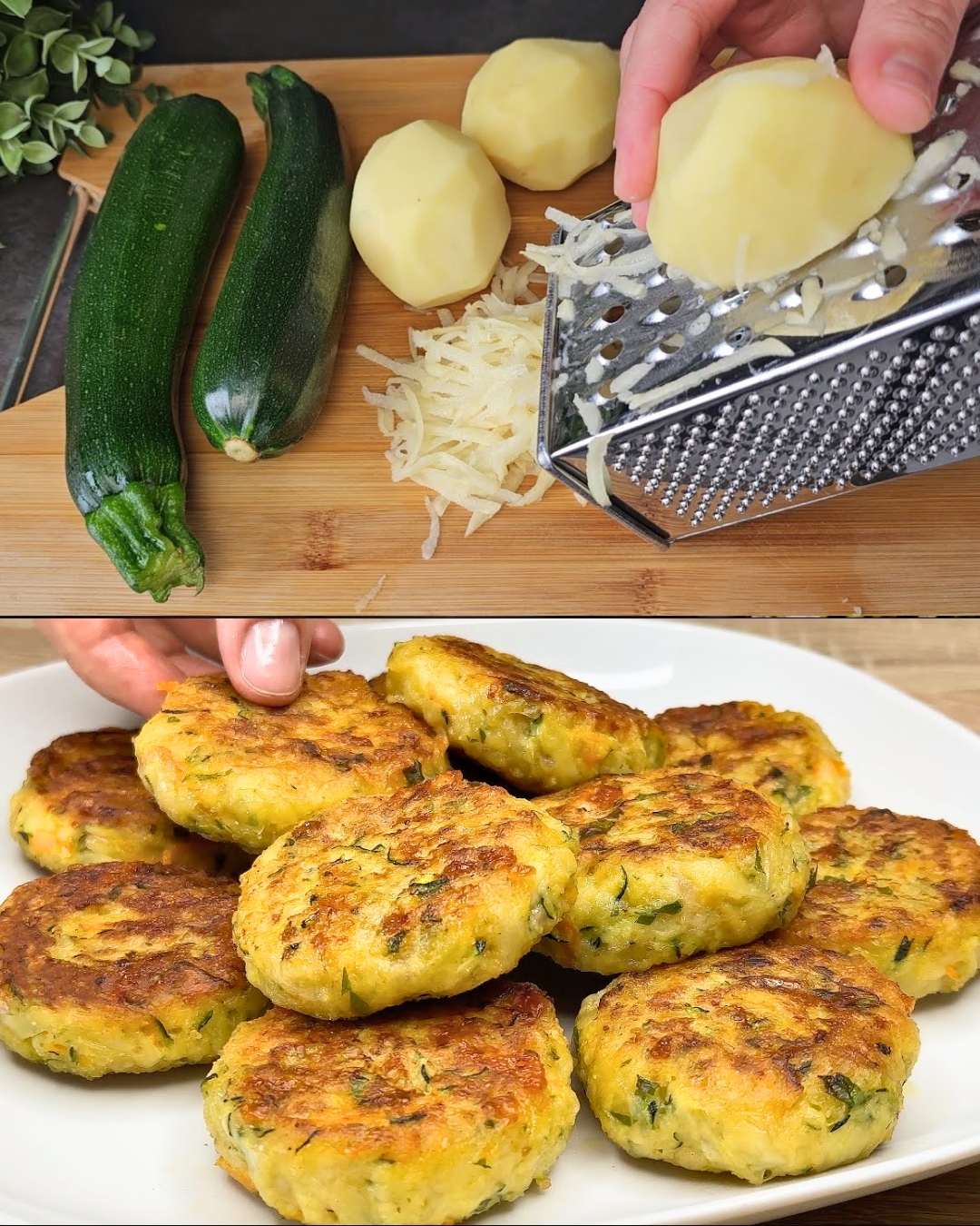 Vegetable Patties with Cheese