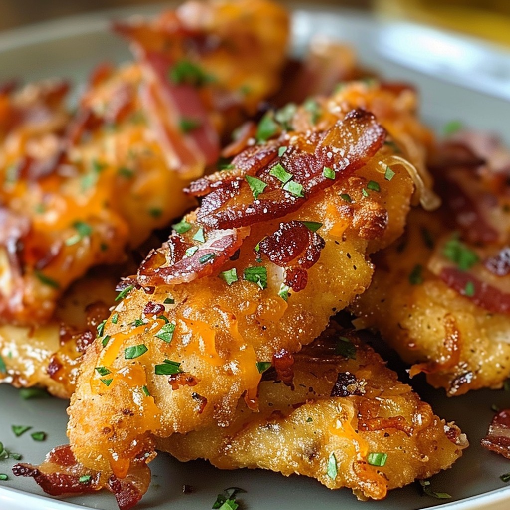 Cheesy Bacon Chicken Tenders