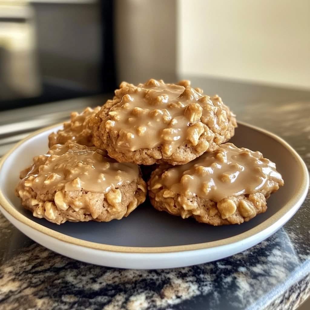 No-Bake Peanut Butter Oatmeal Cookies