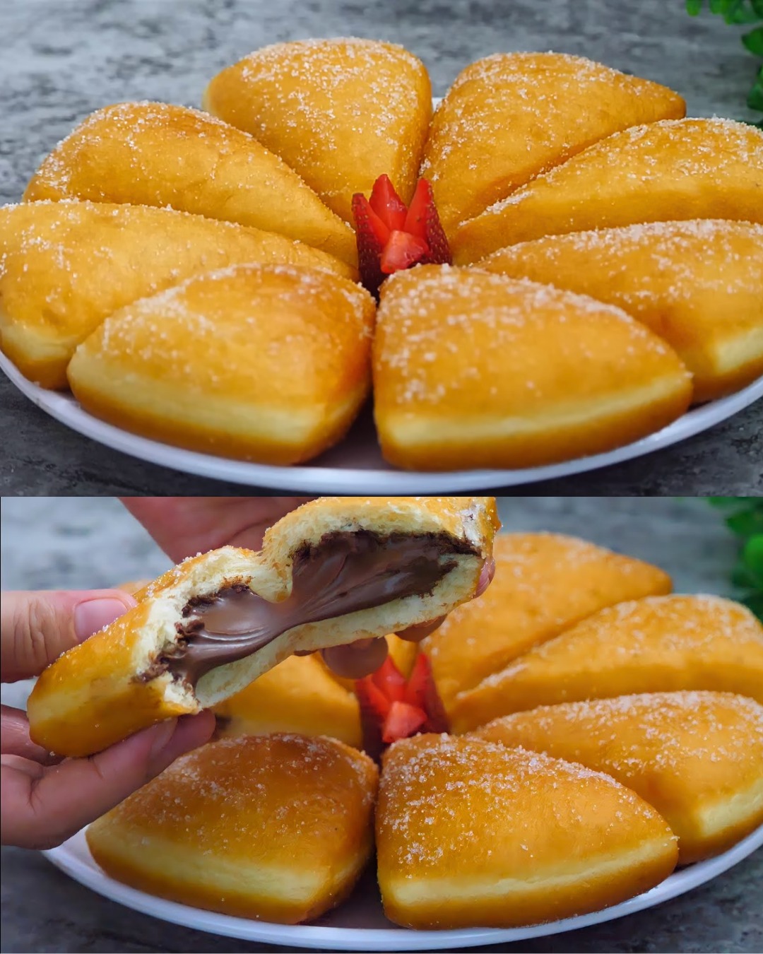 Nutella-Filled Donuts: A Sweet Indulgence