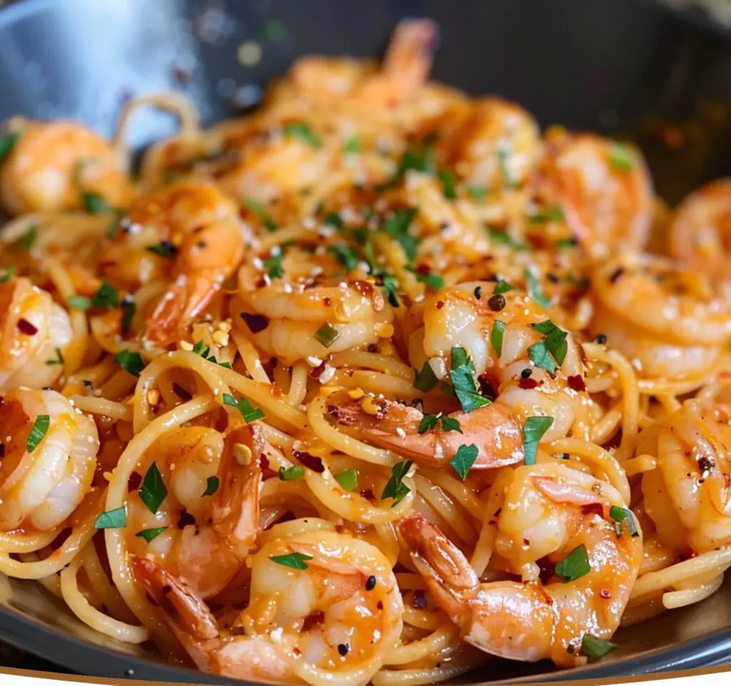 Creamy Sweet Chili Shrimp Pasta