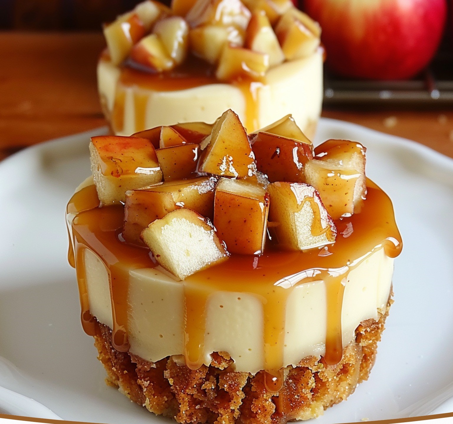 Caramel Apple Cheesecake
