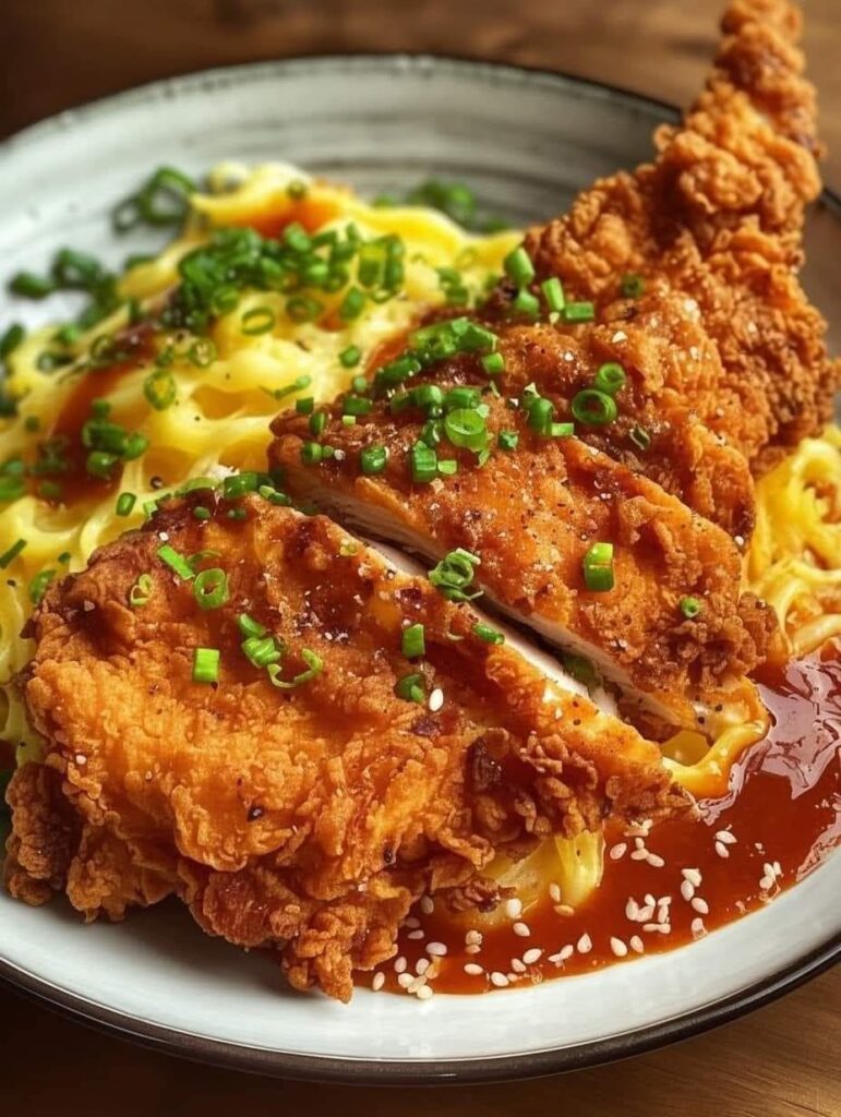 Southern Fried Chicken with Garlic Mashed Potatoes