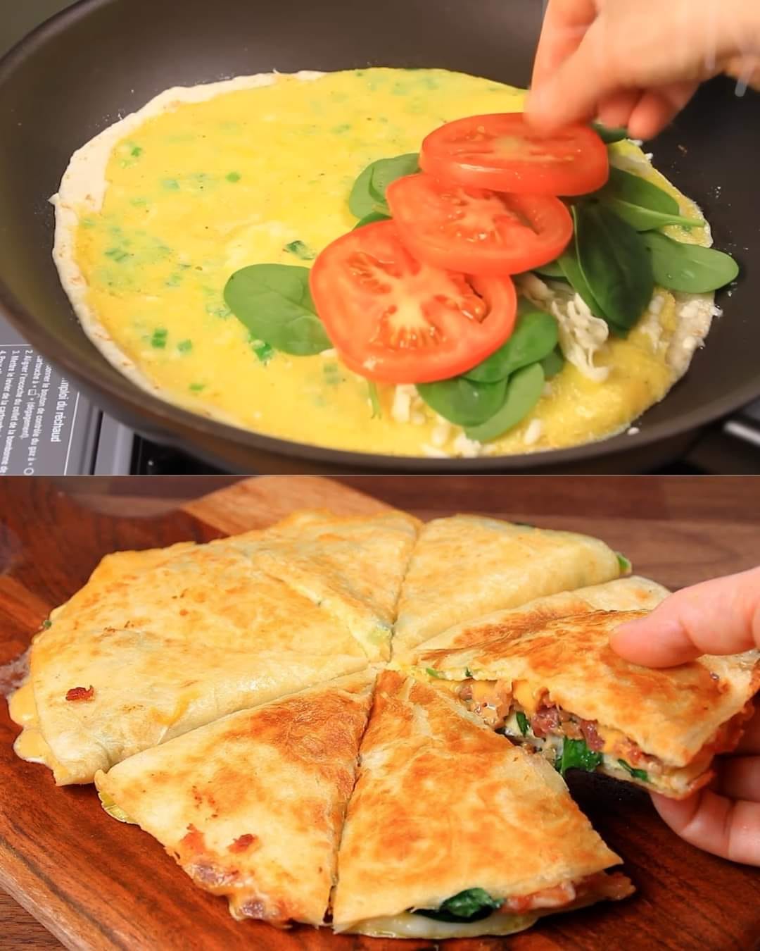 Cheesy Breakfast Quesadillas Recipe