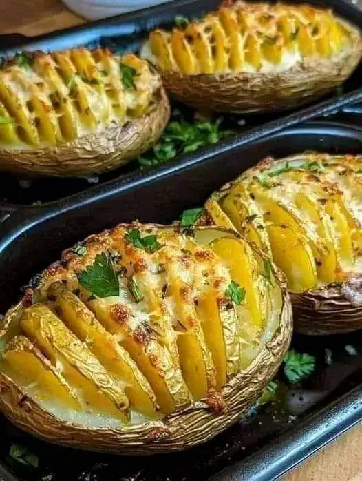 Garlic and Herb Roasted Potatoes Garlic and Herb Roasted Potatoes