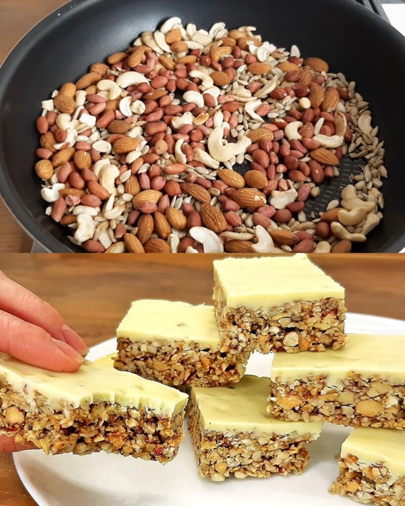 Nutty White Chocolate Energy Bars