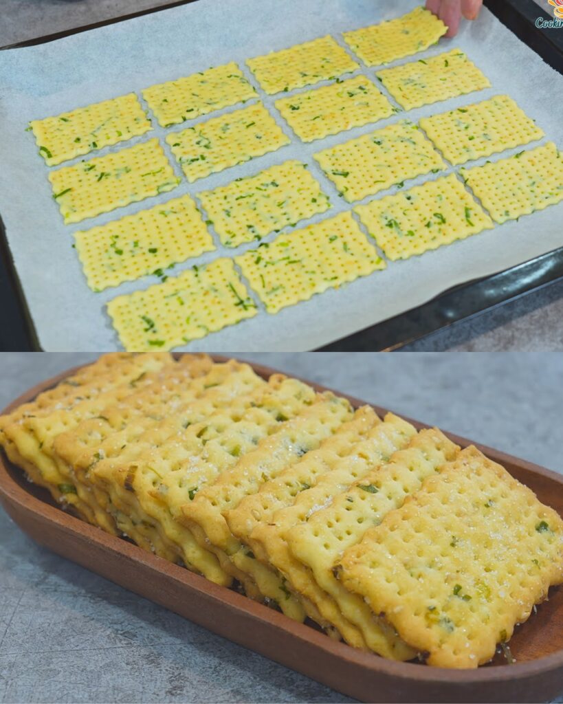 Savory Green Onion Sesame Biscuits