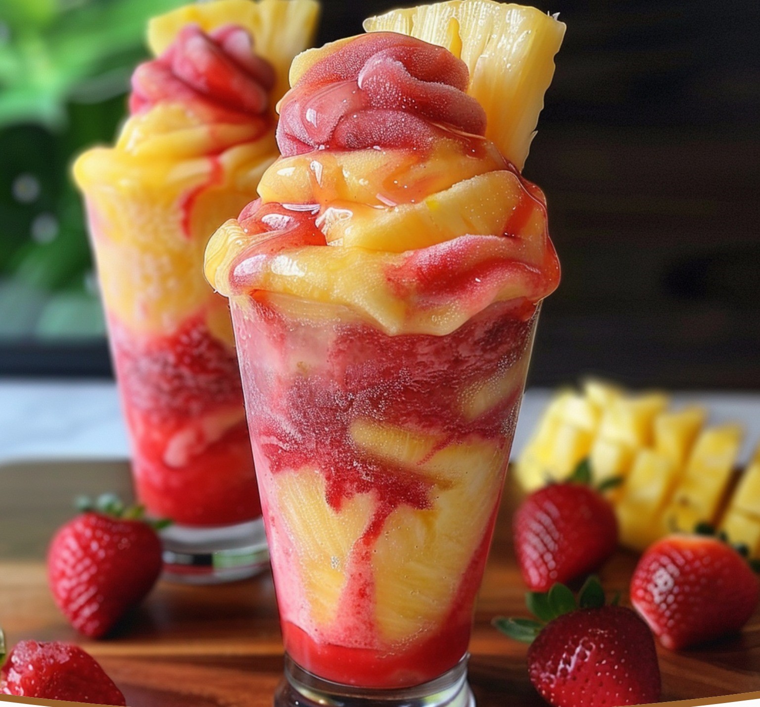 Tropical Strawberry Pineapple Smoothie