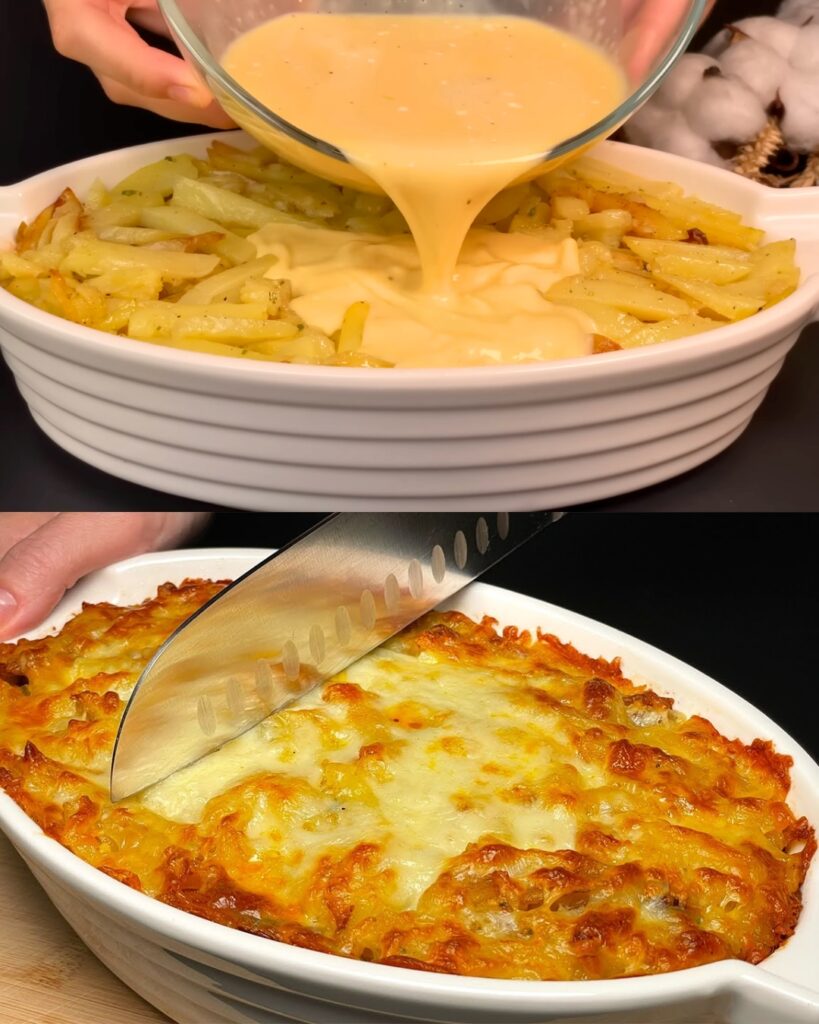 Potato and Tuna Bake finished dish