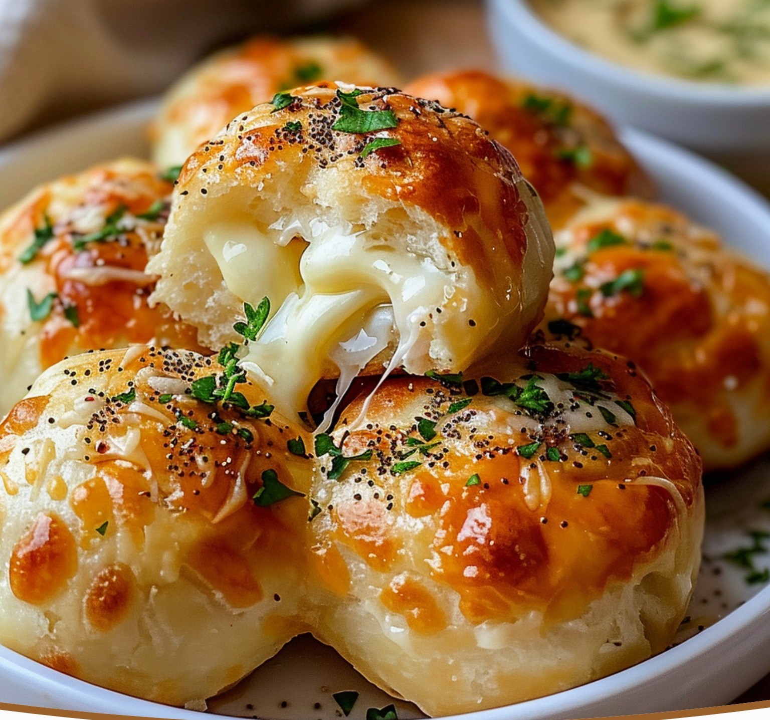 Garlic Cheese Bombs