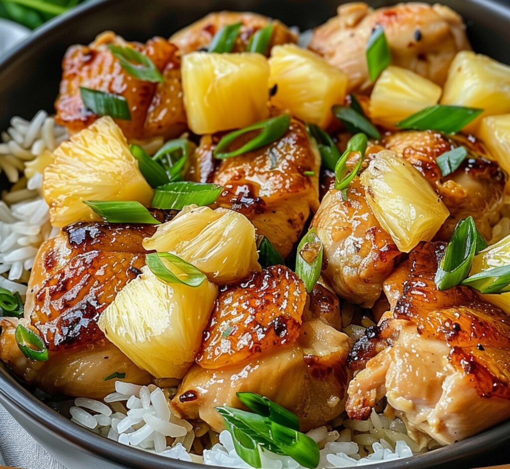 Pineapple Chicken Fried Rice