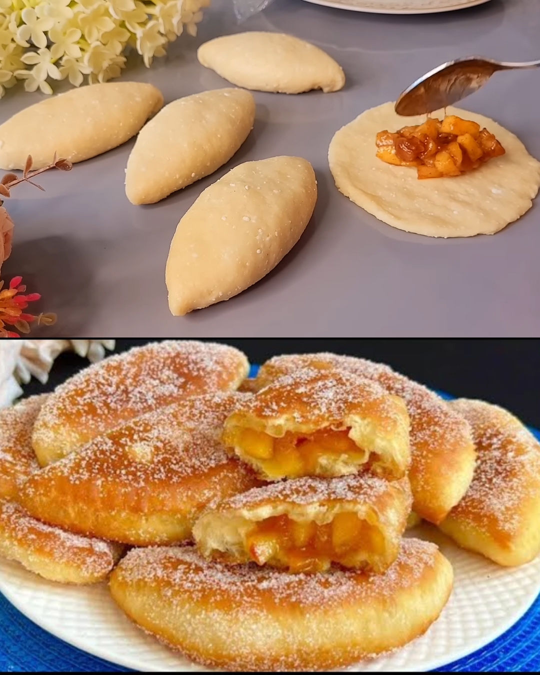 Cottage Cheese and Apple Pastry