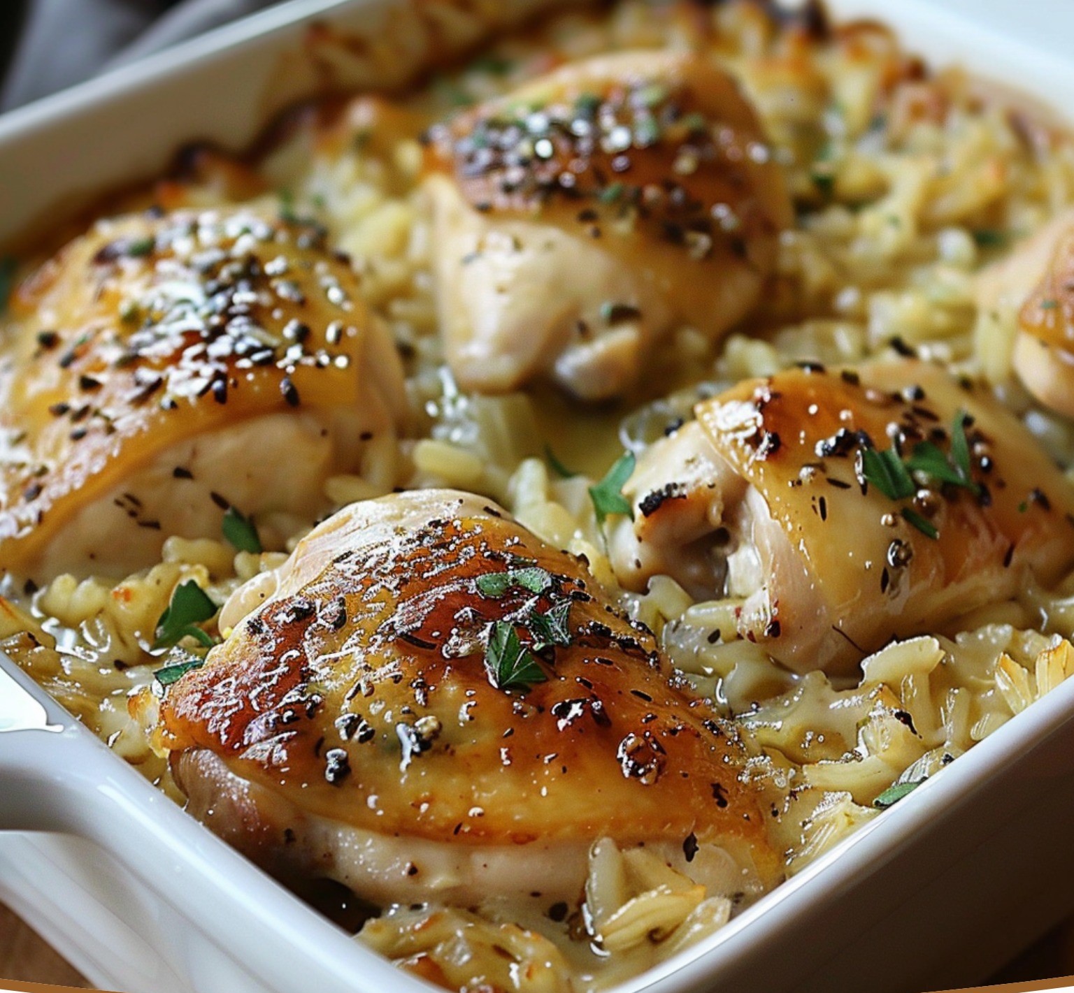 Savory One-Pan Chicken and Rice