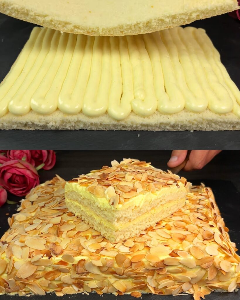 Lemon Cream Sponge Cake