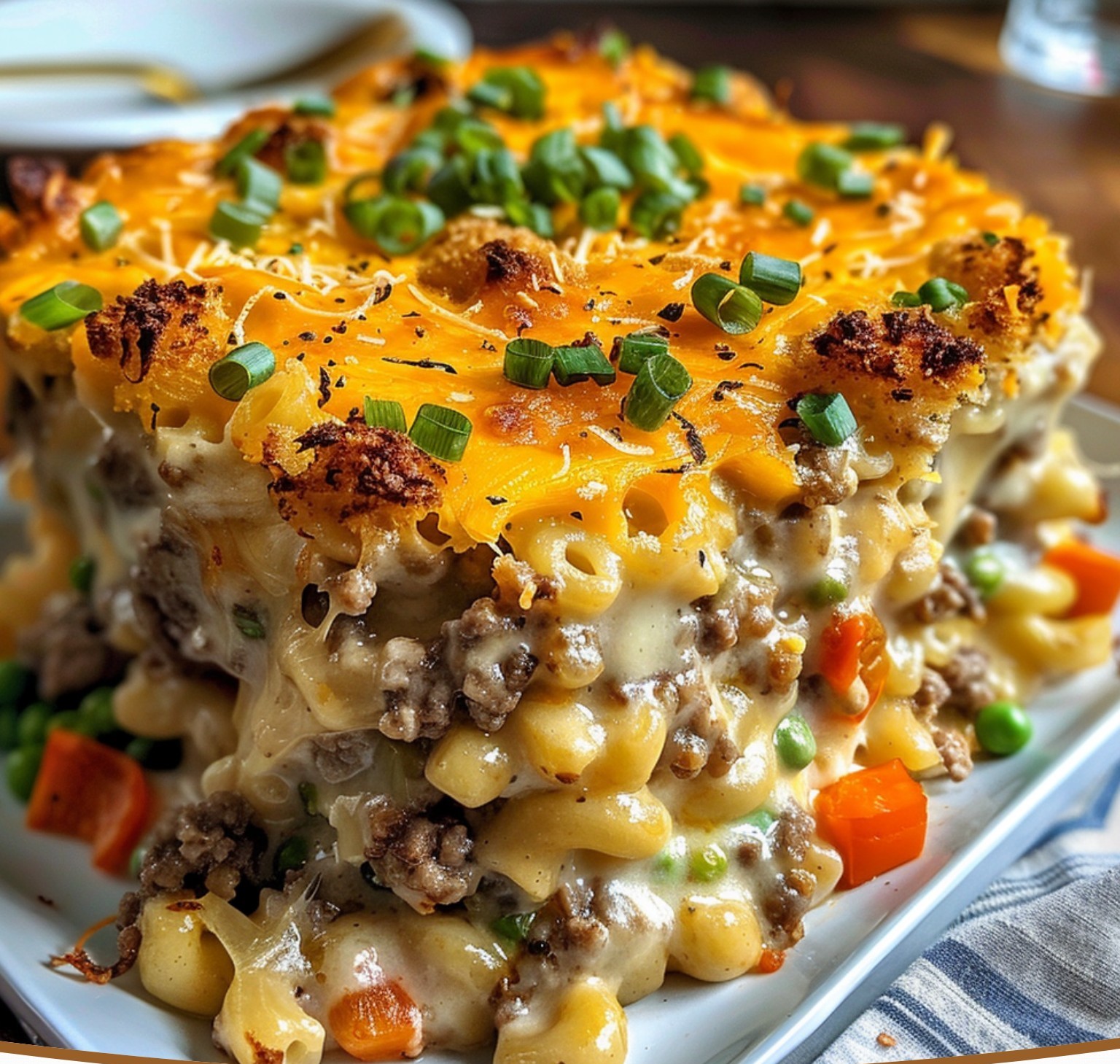 Cheesy Taco Noodle Casserole