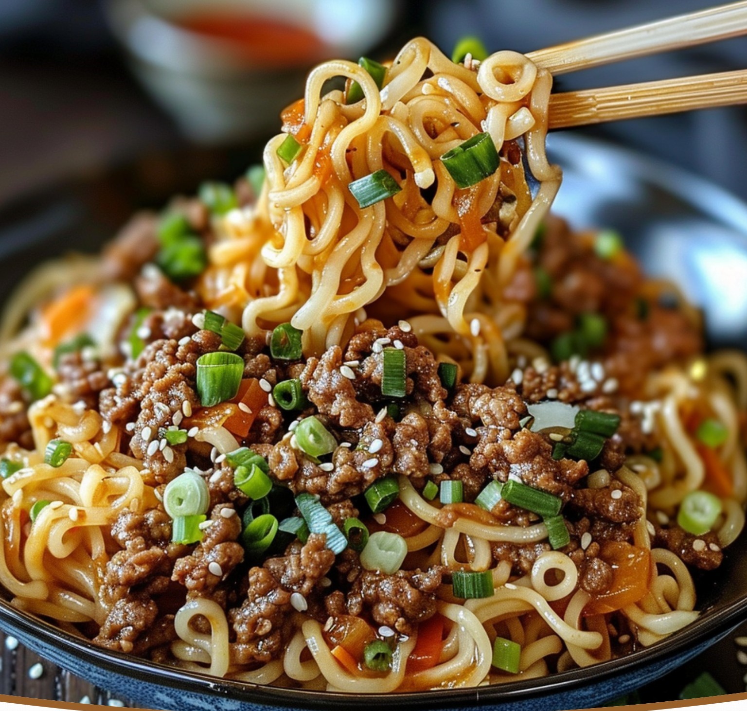 Sweet and Savory Beef Noodles