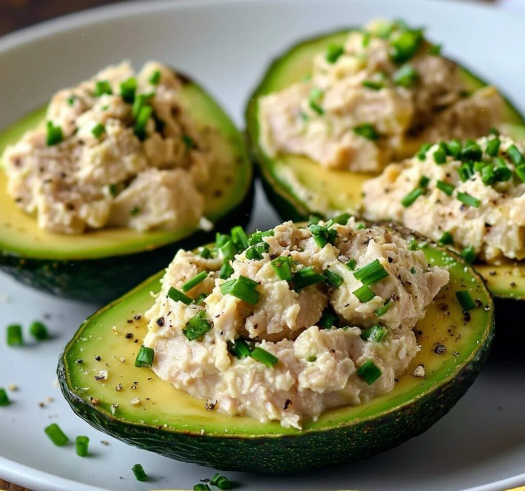 Tuna Stuffed Avocados
