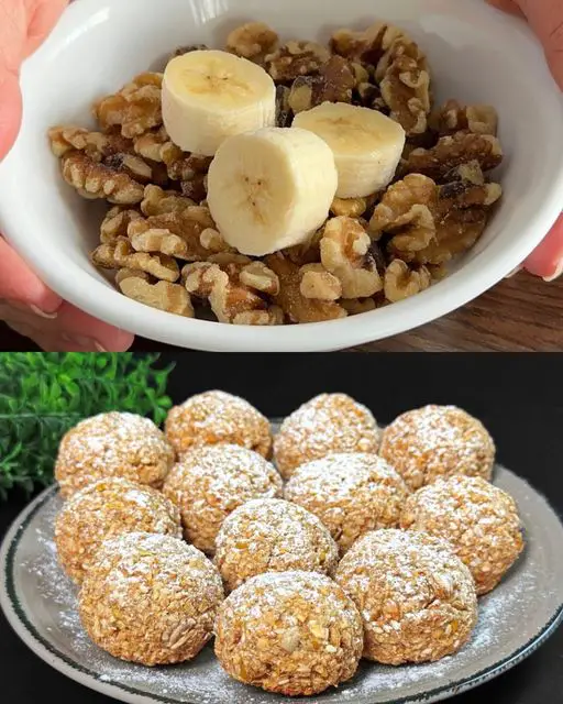 Baked Oatmeal with Apples and Bananas
