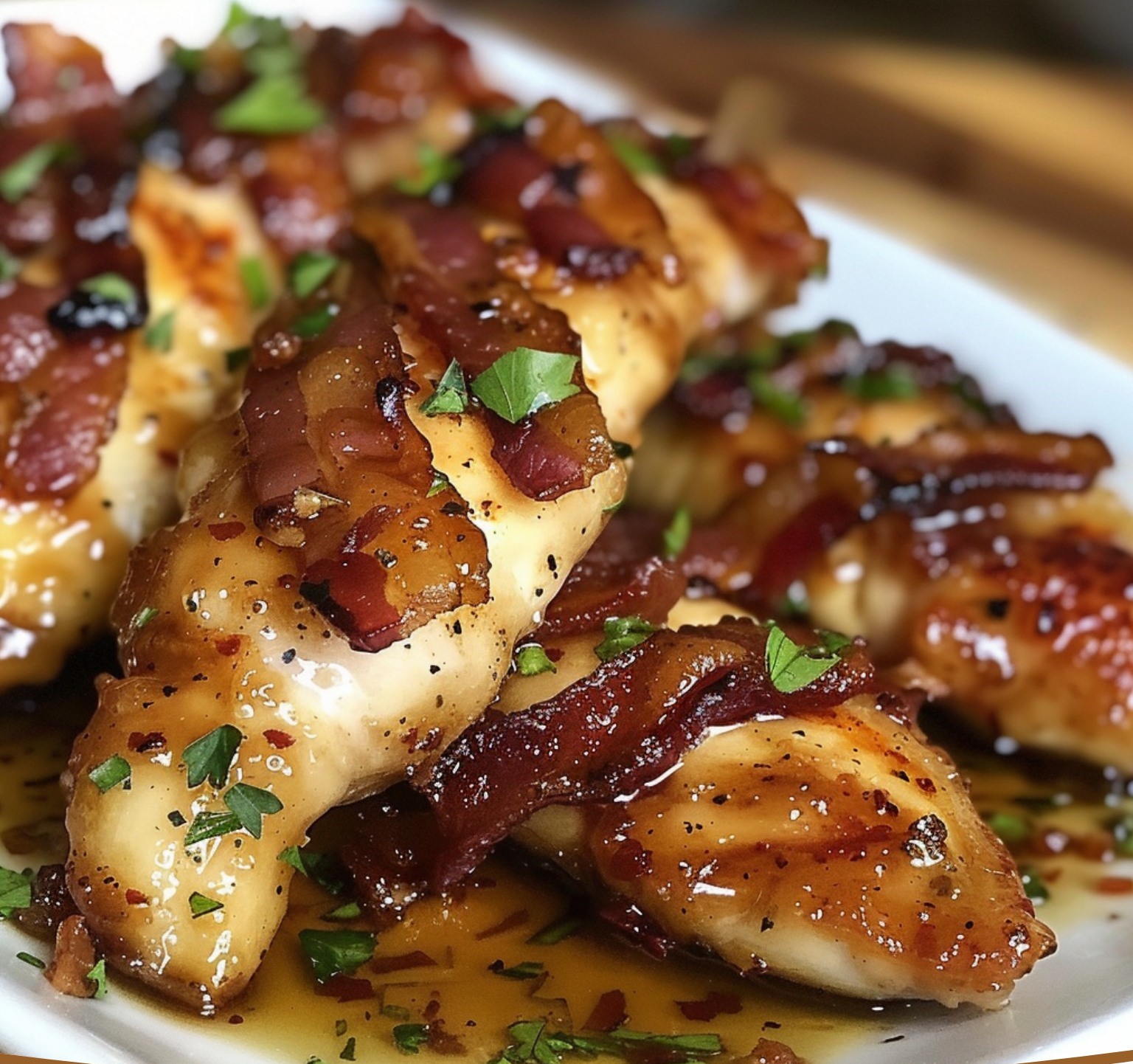 Sweet and Spicy Bacon-Wrapped Chicken Tenders