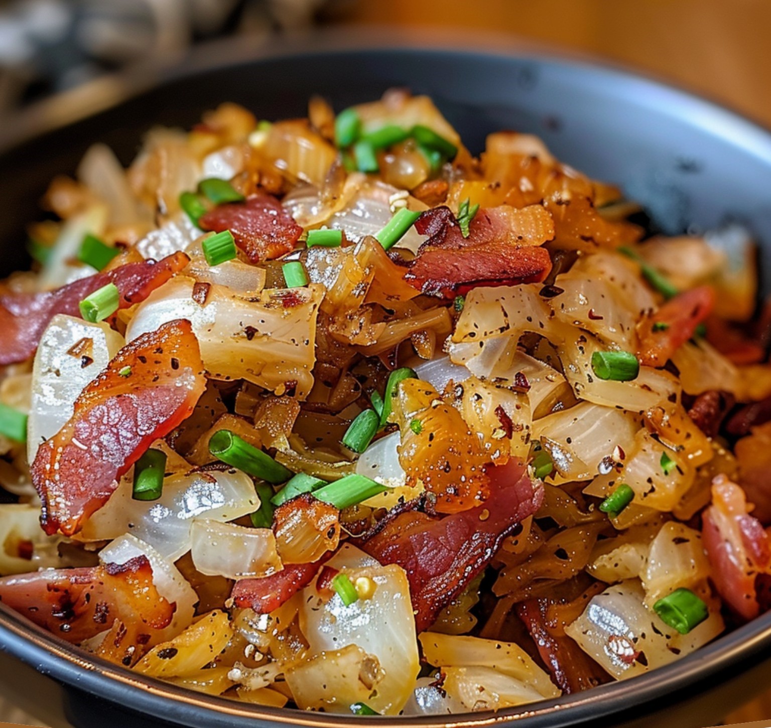 Southern Sautéed Cabbage with Bacon