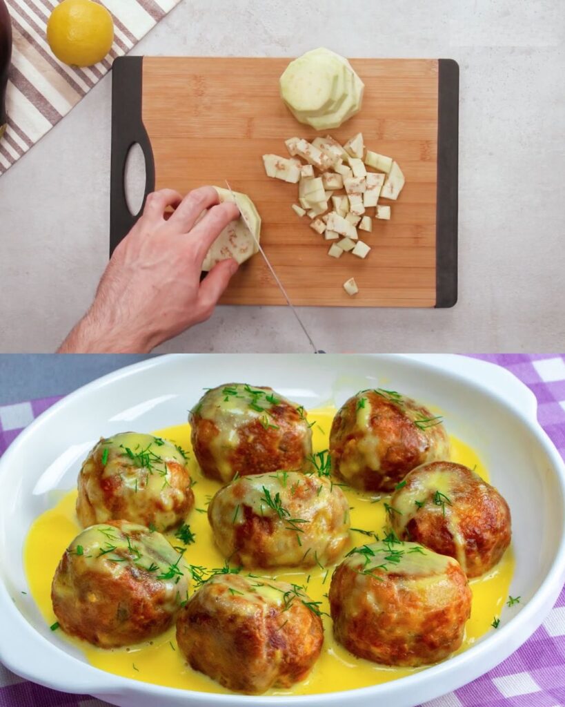 Crispy Eggplant Fritters with Herb and Garlic Infusion