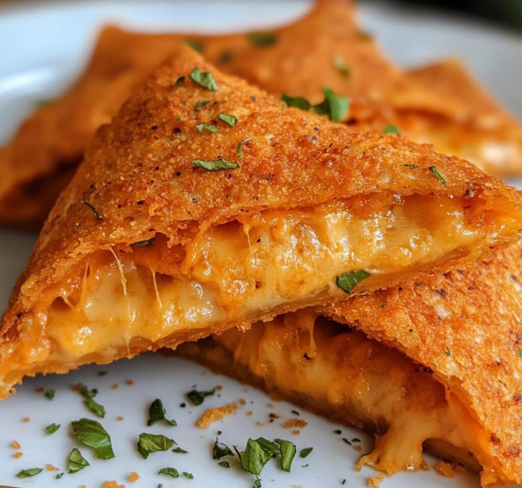 Doritos-Crusted Cheese Sticks finished dish