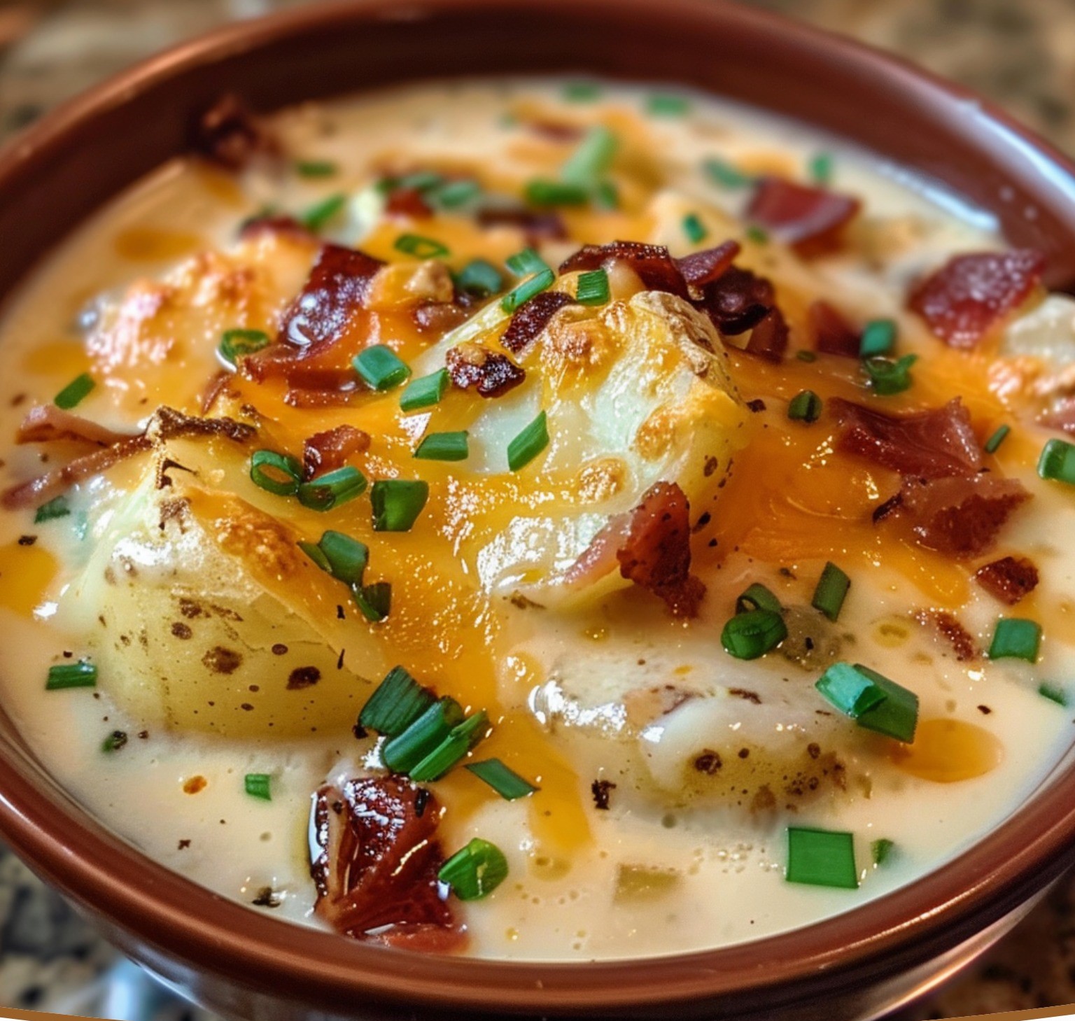 Cheesy Loaded Baked Potato Soup
