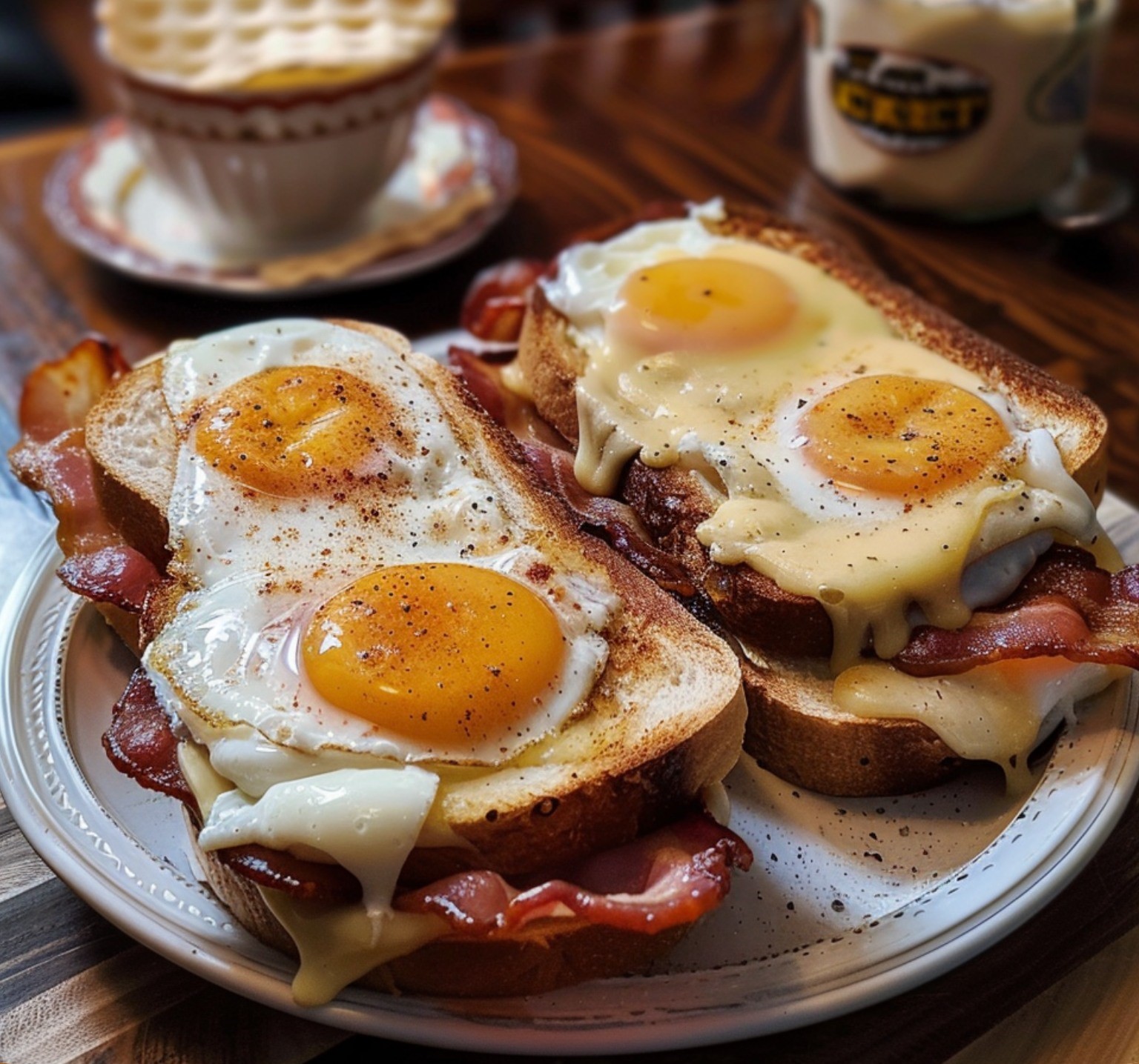 Bacon and Egg Breakfast Sandwich
