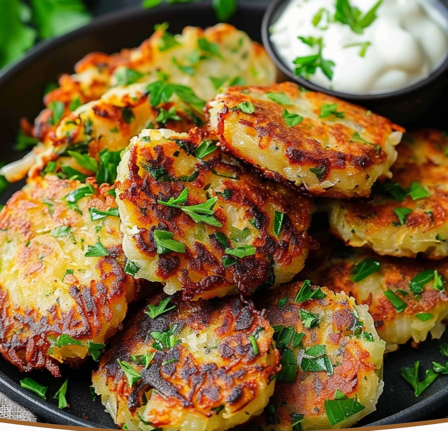 Crispy Cabbage Fritters