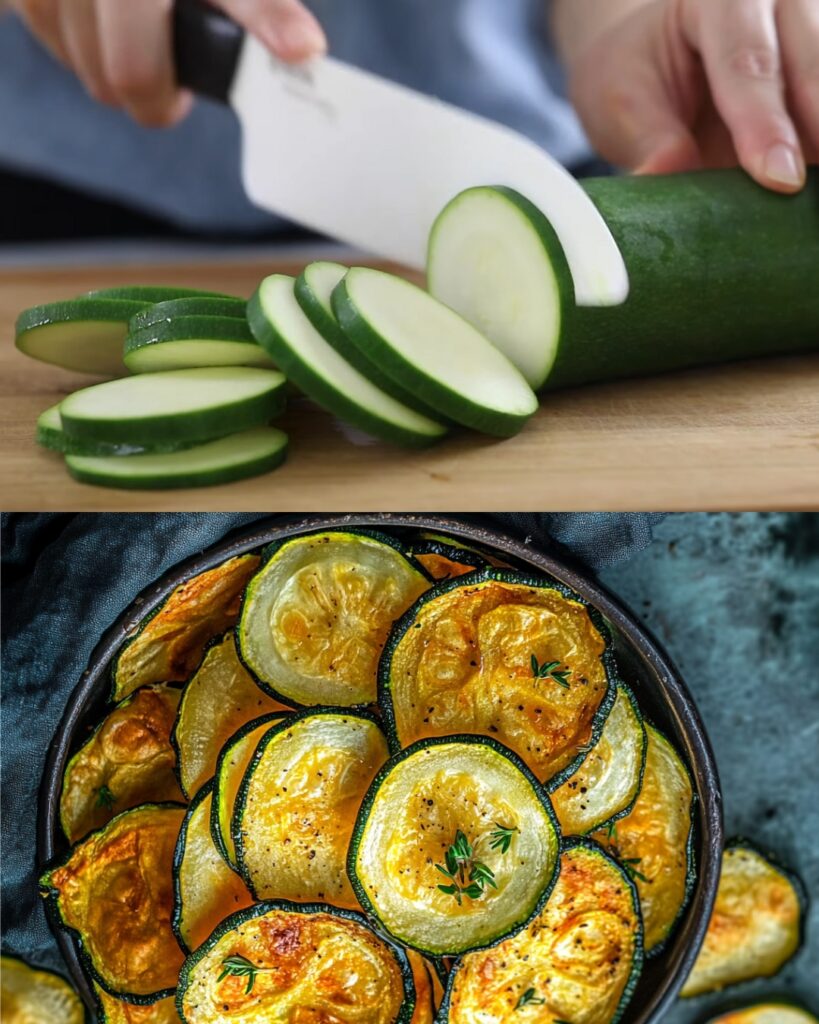 Crispy Parmesan Zucchini Chips