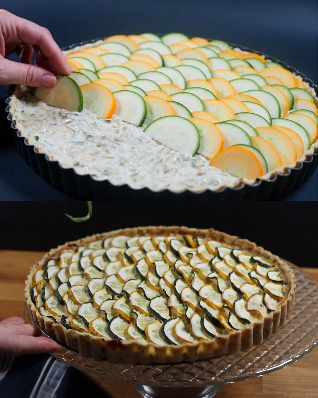 Rustic Zuchini Tart