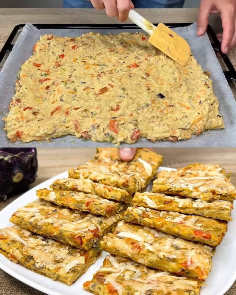 Cheesy Eggplant Skillet Bake