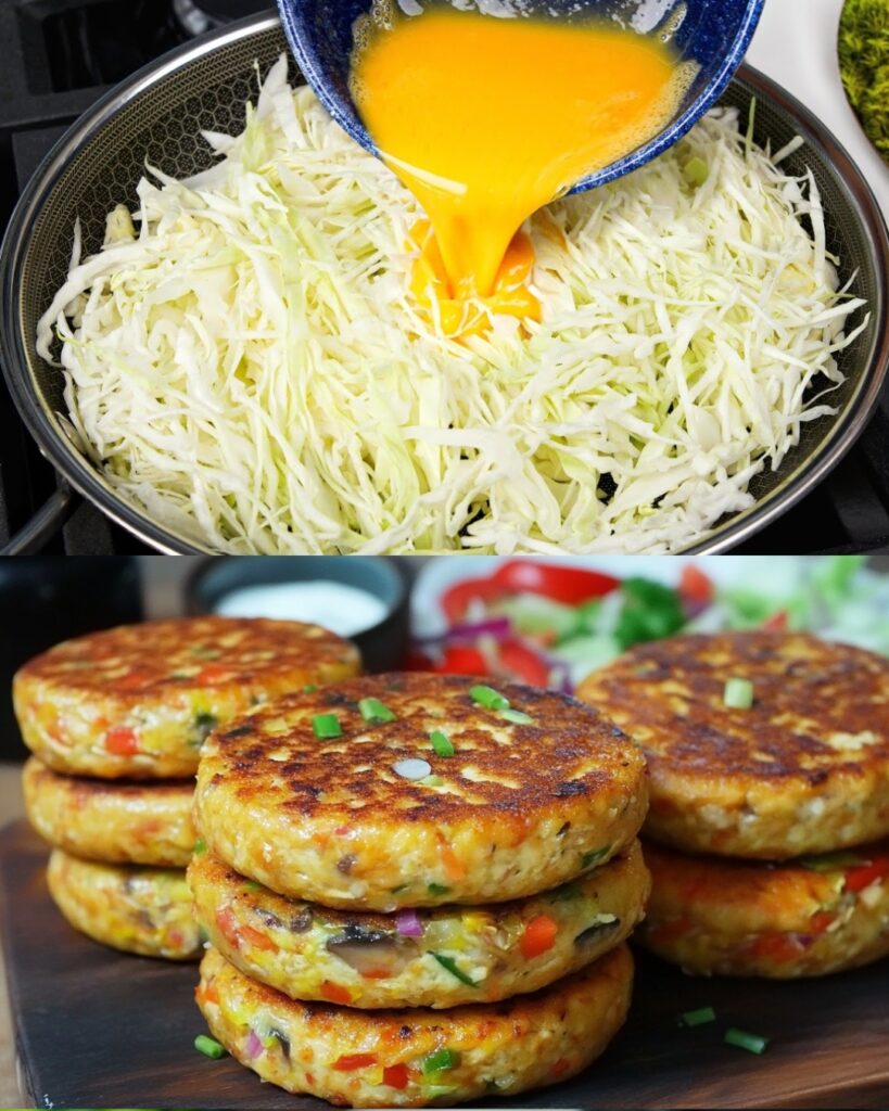 Crispy Tofu Patties with Vegetables